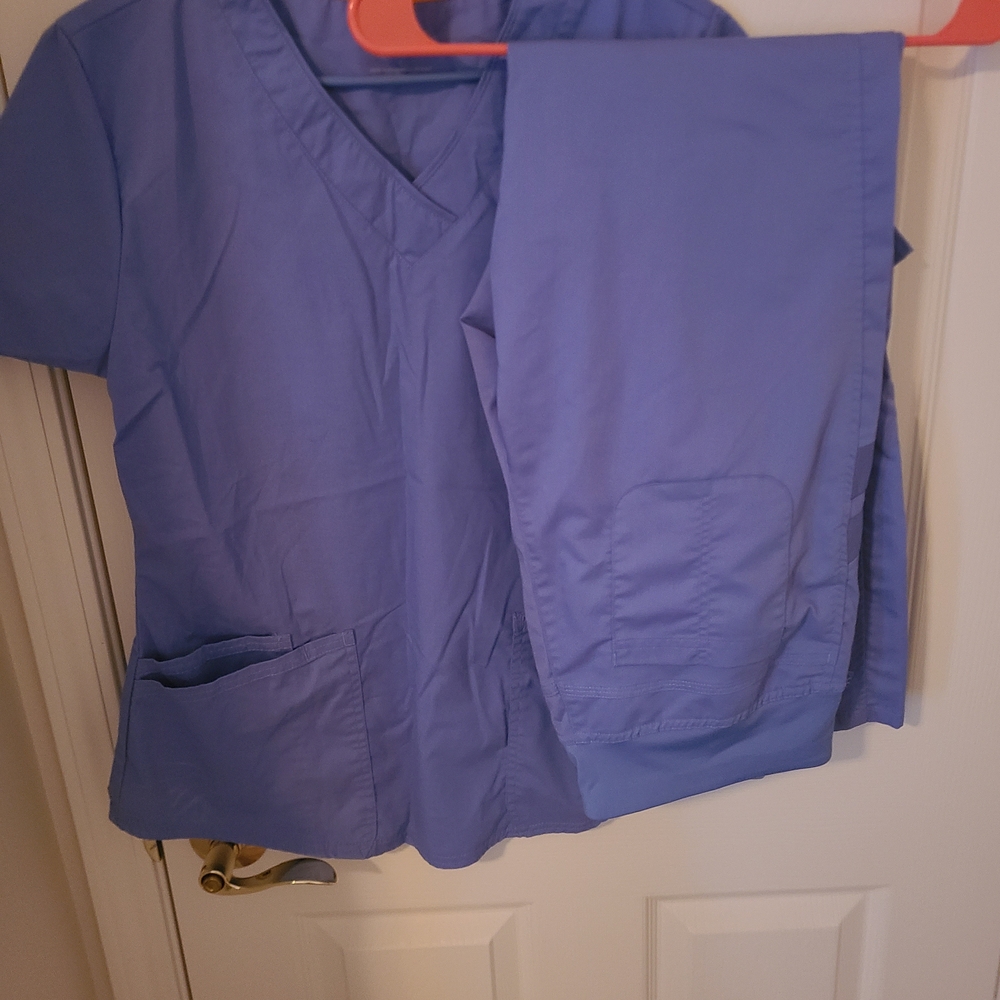 Scrubstar Women's Scrub Set in Periwinkle Blue